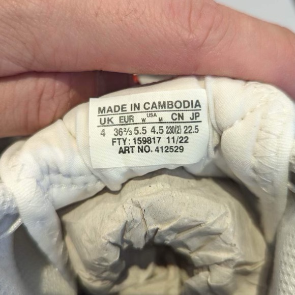 Brand New Salomon XT-6 White Size 4.5 - Picture 7 of 7